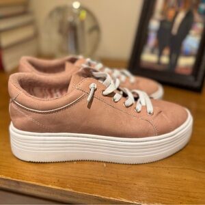 Roxy Sheilahh 2.0 Platform Sneaker Shoes Size 6 Mauve